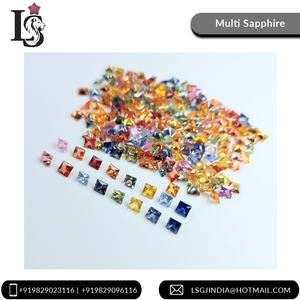 คุ้มค่ามาก! พลอยแซฟไฟร์แบบหลวมทำจากความร้อนทรงสี่เหลี่ยมตัดตามธรรมชาติสำหรับการทำเครื่องประดับที่มีคุณภาพ - Product Image 6