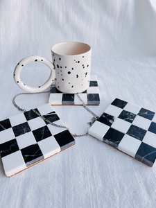 Sous-verres en pierre d'agate de haute qualité Tranches de cristal polies classiques pour la décoration intérieure et les coffrets cadeaux de boutique - Product Image 2