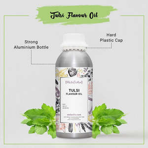 Huile aromatique mélangée au Tulsi (Basilic sacré) pour rehausser la saveur et le parfum des aliments - Product Image 3