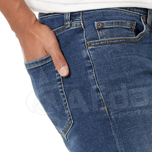 กางเกงยีนส์ขาสั้นคุณภาพสูงที่ขายดีที่สุด กางเกงยีนส์ขาสั้นผู้ชายสั่งทํา Street สวมกางเกงยีนส์ผู้ชายกางเกงขาสั้น - Product Image 6