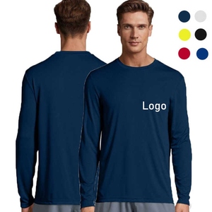 เสื้อยืดรัดรูปแขนยาวผ้าฟลีซผสมโพลีเอสเตอร์60% 230GSM ออกแบบโลโก้ได้ตามต้องการ - Product Image 2