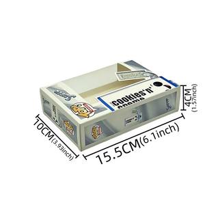 Stock White Cartoon Pattern Die Cut Special Shaped 3.5 Mylar Bags with Window <b>Box</b> - Product Image 5