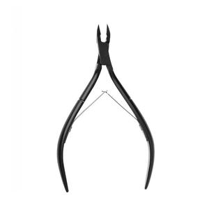 ที่ตัดเล็บสำหรับทำเล็บมือเล็บเท้าเคลือบสีดำใบมีดสแตนเลสคมสำหรับกรรไกรตัดหนังกำพร้า - Product Image 2