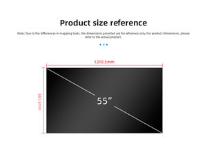Écran vidéo mural LCD commercial de 55 pouces 0,88 mm avec prise en charge des affiches numériques et des animations - Product Image 4