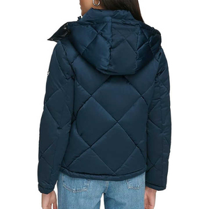 Veste polaire tricotée pour femmes de grande taille, vêtements d'extérieur imperméables et coupe-vent en polyester matelassé épais et chaud pour l'hiver, style tendance - Product Image 4