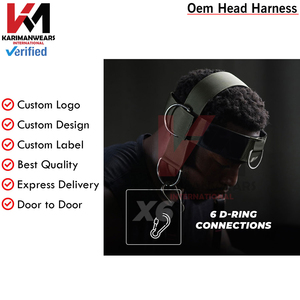 Arnés de Cuello Alpha, Ejercitador de Cuello Versátil, Fortalecedor, Entrenador, Correa Ajustable para Cabeza y Barbilla, Arnés de Cabeza Portátil con Peso - Product Image 4