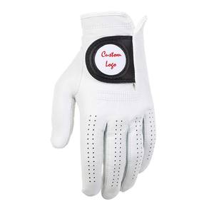 Gants de golf en cuir d'agneau pour homme, logo personnalisé, main gauche, drapeau américain, impression par sublimation, qualité supérieure, vente chaude - Product Image 1