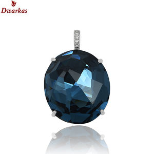 สร้อยคอจี้อัญมณี925ชุบทองแบบไดนามิกสำหรับของขวัญครบรอบหมั้น - Product Image 4