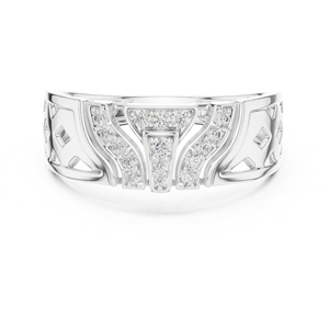 Bague pendante en or jaune 14 carats avec diamant rond de laboratoire cultivé, pour un usage quotidien, pour femmes |   Nouveau diamant cultivé - Product Image 3