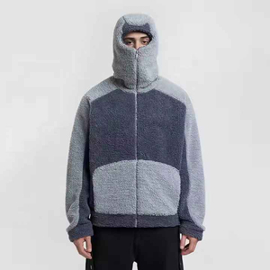 Sweat à capuche tendance pour homme avec broderie hivernale, style streetwear, hip-hop, en coton moelleux, col montant - Product Image 4
