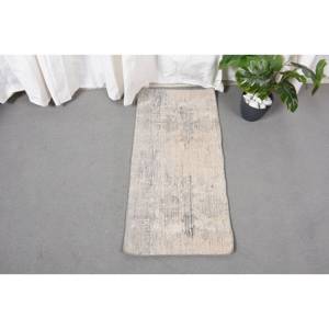 Tapis turc vintage beige moderne 160x330 pieds classique 10mm d'épaisseur laine latex rectangulaire patchwork pour chambre à coucher salon adolescent - Product Image 1