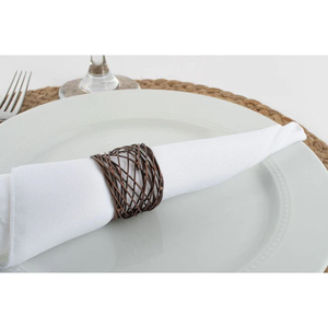 Simple Stylish Napkin Ring <b>Silver</b> Round Handmade Napkin Rings Set of 4 Napkin <b>Clip</b> From Manufactures and Exporters - Product Image 2