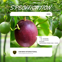 Hoogwaardige verse paarse passievruchten voor drankenproductie & groothandel
