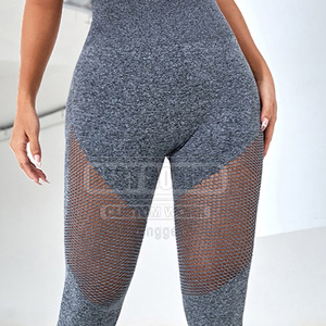 Nuevas llegadas Scrunch Butt Lift Sports Leggings Logotipo personalizado Leggings de gimnasio sin costuras Mujeres Cintura elástica Leggings de yoga - Product Image 6