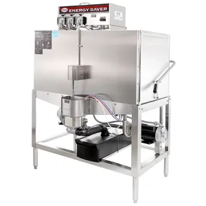 Lave-vaisselle professionnel CMA à porte battante, basse température, 80 bacs/heure avec double stérilisation des bacs - Product Image 4