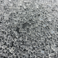 Granulés de résine PC vierge pour moulage par injection, pellets de polycarbonate à faible viscosité, matière première PC transparente pour pièces à parois minces