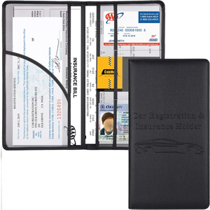 Organisateur de boîte à gants pour véhicule, accessoires intérieurs de voiture pour cartes, documents, permis de conduire, carte grise et assurance - Product Image 1