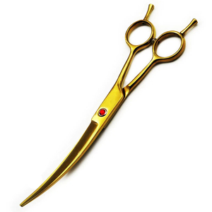 Hair Cutting <b>Shears</b> for Professional OEM Services Stainless Steel Curved Pet Grooming <b>Scissors</b> - Product Image 6