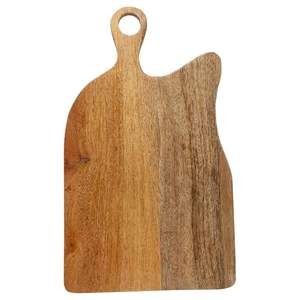 Tabla de cortar de resina de madera hecha a mano ¡Asequible y elegante! Tabla de cortar de madera natural y resina para restaurante casero - Product Image 6