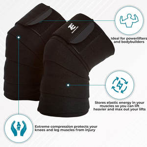 Genouillère de musculation de haute qualité pour la salle de sport, vente en gros, genouillère de compression pour l'entraînement en salle de sport, best-seller - Product Image 3