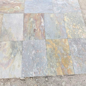 Tuiles en ardoise multicolores de haute qualité et durables, pierre naturelle indienne, revêtement mural moderne, projets hôteliers, surface fendue 5 - Product Image 1