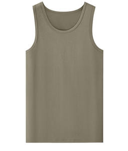 Camiseta Deportiva de Tirantes para Hombre, 100% Poliéster, con Logo Personalizado, Transpirable, de Secado Rápido, Informal, Lisa, sin Marca, Blanca - Product Image 5