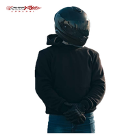 Motorjas voor heren, CE-gecertificeerd, vintage grijs, met print, plus size, met aramidevezel voering, aangepaste logo's, uitneembare bescherming