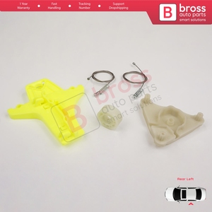 Kit de réparation de lève-vitre électrique BWR5520, porte arrière gauche pour Passat B6 3C2 3C5 B7 362 365 2010-2015 4/5 portes 3C4839755 - Product Image 4