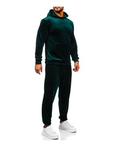 Ensemble de survêtement sportif pour homme de haute qualité, à manches longues, deux pièces, personnalisé, 100% coton, respirant et léger - Product Image 1