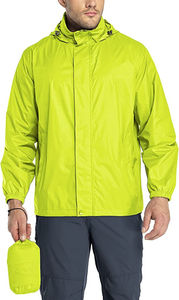 Chaqueta Cortavientos Ligera de Lino para Hombre 2026, Diseño Sólido, Impermeable, para Deportes de Invierno, con Logotipo Frontal, Fabricación OEM - Product Image 4