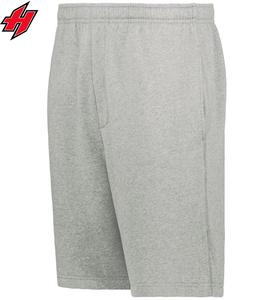 Shorts de sport décontractés surdimensionnés en molleton uni personnalisés avec logo brodé pour hommes - Product Image 3