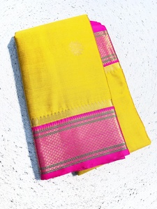 Sari de Seda Pethani de Diseño Indio, el Más Vendido, Elegante y Moderno, con Blusa Exclusiva, Ropa Étnica para Fiestas - Product Image 2