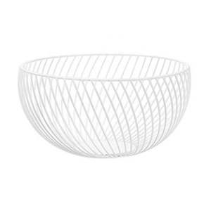 Égouttoir à fruits en fil de fer de couleur noire, panier de rangement de fruits décoratif, bol à fruits ventilé Durable - Product Image 4