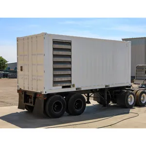 Groupe électrogène diesel industriel triphasé d'occasion 500 kW, sortie 120/208 V, remorquable, pour usage commercial, alimentation de secours avec option ATS - Product Image 2