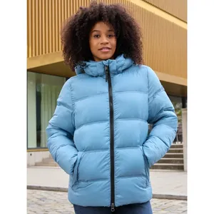 Giacca Invernale da Donna con Cappuccio, Felpe Promozionali Sostenibili - Product Image 1