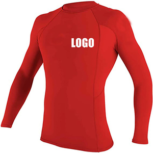 New Style Rash Guard Mens Compression Shirt Long Sleeve Gym Fitness <b>Surfing</b> Quick Dry Top OEM Factory 2025 - Product Image 1