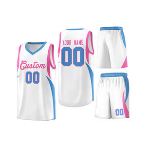 Camiseta de Baloncesto al por Mayor de Moda, Logotipo Personalizado e Impresión por Sublimación, Uniforme de Baloncesto, Conjunto de Camiseta y Pantalones Cortos - Product Image 4