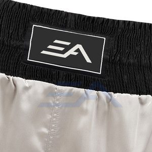 Pantalones Cortos de Boxeo de Moda al por Mayor, Ropa de Entrenamiento de Combate, Transpirable, de Secado Rápido, Satén/Poliéster, Servicio OEM - Product Image 3