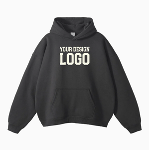 Sudadera con Capucha Personalizada para Hombre, 100% Algodón, Felpa, Gruesa, Corte Regular, Hombros Caídos, Estilo Urbano - Product Image 6