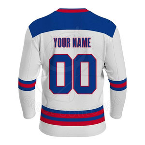 Top Ranking Precio barato Jersey de hockey sobre hielo 100% Poliéster Jersey de hockey sobre hielo con etiqueta privada Jersey de hockey sobre hielo - Product Image 3