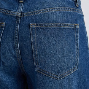 Pantalones Vaqueros de Pierna Ancha de Cintura Alta para Mujer, Holgados, Color Personalizado, con Bolsillos, Transpirables, Casuales de Verano para Dama - Product Image 5