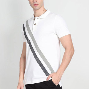 Camiseta de punto de verano a la moda para hombre, camiseta informal de manga corta para hombre, camiseta polo de color sólido y corte holgado para hombre - Product Image 4