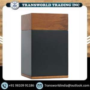 Urne funéraire artisanale moderne de luxe en bambou écologique gravée pour cendres d'animaux de compagnie, boîte commémorative pour animaux - Product Image 2