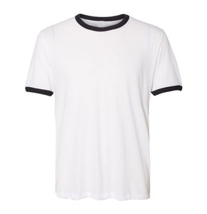 Camisetas Ringer con Cuello Redondo Personalizadas al por Mayor, MOQ Bajo, Camisetas para Hombre, Camiseta Ringer Lisa con Costuras en Contraste para Hombre - Product Image 2