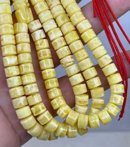 Resina ámbar musulmán Rosario Tasbih cuentas amarillas hecho a mano Rosario Tasbih Venta de cuentas - Product Image 5