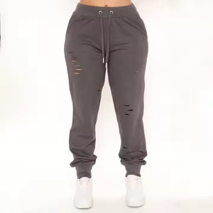 Conjunto Deportivo Casual de Maternidad para Mujer, Diseño Sólido y Desgastado, Material Suave y Grueso, Tendencia de Moda 2025 - Product Image 3