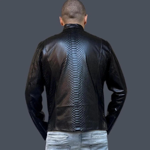 Vente en gros dernier manteau en cuir de vachette véritable de haute qualité, long manteau respirant de style vintage, OEM veste en cuir pour hommes - Product Image 2