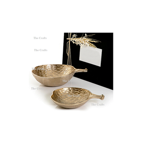 Juego de dos tazones para servir de aluminio color plata, tamaño personalizado, tazón para chocolate a precio de mayoreo. - Product Image 2