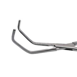 Pince chirurgicale exclusive à pointe incurvée pour artère aorta, manuelle, en acier inoxydable, de type DeBakey, par SurgiRight Instrument - Product Image 2