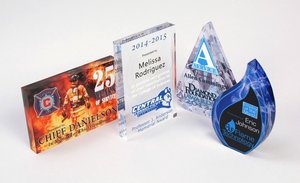 Premio de Bloque Acrílico Bronceado Tipo Cristal Grabado con Láser Premium, Duradero, Reciclable, Diseño Personalizado para la Excelencia Especial - Product Image 6